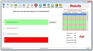 2357 301 exam results