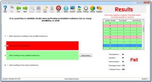 inspection testing results