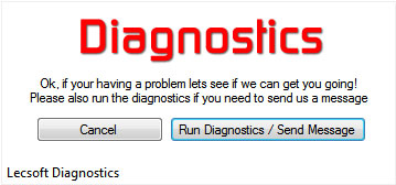 Lecsoft Run Diagnostics